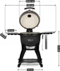 BBQ-Toro Kamado Grill "Yoru" Ø 62 cm Holzkohlegrill Produktbild-Vorschau 4