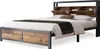 OKWISH Lit avec rangement 140x200 - Lit double métal avec Voir les images du produit 10