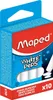 Maped Wandtafelkreide WHITE'PEPS rund weiß 10 Stück Produktbild-Vorschau 1