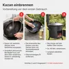 8L Kazan Gusseisen Deckel Schaumkelle Schwenktopf Kessel - Produktbild-Vorschau 9