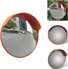 vidaXL Dopravní zrcadlo Convex PC plastic Orange 45 cm Náhled obrázku produktu 1