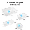 25-tlg. Schubladen-Organizer Set Transparent – Klare Produktbild-Vorschau 2