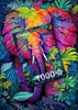 Puzzle 1000 elementów Enjoy – Słoń w przebraniu Podgląd zdjęcia produktu 4