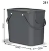 Rotho Mülltrennsystem 25L Albula - 2er Set Mülleimer - Produktbild-Vorschau 4