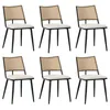 Six dining chairs arranged in two rows of three against a white background. Produktbild-Vorschau