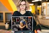 MuchoWow® Laptop Aufkleber Sticker Cover Das Mädchen mit Produktbild-Vorschau 5