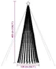 vidaXL Choinka LED 1028 diod LED zimna biel 403 cm Podgląd zdjęcia produktu 8