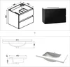 Waschtisch mit Unterschrank 80cm Alast Badmöbel Set Produktbild-Vorschau 8
