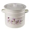 EMALIA RYBNIK Emaille-Topf mit Deckel MAGNOLIA Creme 12l Produktbild-Vorschau 9