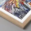 Gerahmtes Poster - Rahmen in heller Eiche - Vogel Natur Produktbild-Vorschau 2