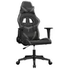 Chaise de jeu Noir et gris Similicuir Voir les images du produit 1