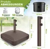 tillvex® Sonnenschirmständer PAVERA mit Rollen & Bremsen Produktbild-Vorschau 2