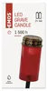 Grabkerze LED rot 7x12,5 cm IP44 batteriebetrieben Produktbild-Vorschau 4