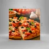 Bild auf Leinwand - Leinwandbild - Pizza Käse Tomaten - Produktbild-Vorschau 3