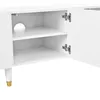 Merax TV Lowboard mit asymmetrisches Bogenrelief, TV Produktbild-Vorschau 14