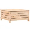 The Living Store Gartenhocker mit Kissen Massivholz Kiefer Produktbild-Vorschau 3