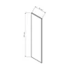 Kuchyňský boční sokl UNIT - 55x82 cm, bílý Náhled obrázku produktu 2
