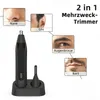 Nasenhaartrimmer, Wiederaufladbar Nasenhaarschneider 2 in 1 Produktbild-Vorschau 3
