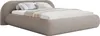 Selsey Shels Low – Polsterbett 180x200, Bouclé, Graubeige Produktbild-Vorschau 1