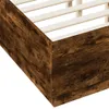 Bettgestell mit LED Räuchereiche 135x190cm Holzwerkstoff Produktbild-Vorschau 8