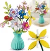 Blumenstrauß aus Bausteinen, KOMPATIBEL MIT LEGO, 8 BLUMEN Produktbild-Vorschau 1