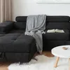 Sofiland Ecksofa Aller U-Form rechts 345x202 cm Schwarz mit Produktbild-Vorschau 10