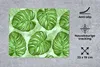 MuchoWow® Mauspad Mousepad Monstera - Palmenblatt - Muster Produktbild-Vorschau 2