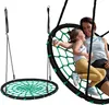 A woman and a child are sitting on a nest swing. Voir les images du produit
