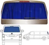 Maß Gardinen für VW T4 Caravelle (Fensterrahmen verkleidet) Produktbild-Vorschau 1