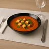 6x Suppenteller 21,5 cm schwarz rund SONIA FESTA ITALIA – Produktbild-Vorschau 5