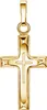 Kreuz in Kreuz-Anhänger Goldkreuz Jesus Christus Produktbild-Vorschau 1