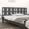 The Living Store Bett-Kopfteil Grau 205,5x4x100 cm Produktbild-Vorschau 1