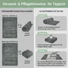 Carpetsale24 Waschbarer Teppich Vintage Läufer für Flur Produktbild-Vorschau 6