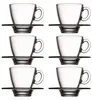 Pasabahce Aqua 95756 Espressotassen mit Unterteller Produktbild-Vorschau