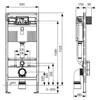 TECE profil WC-Modul mit Uni-Spülkasten, BH 1120mm, inkl. Anteprima dell’immagine prodotto 2