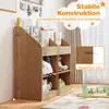 Étagère pour enfants COSTWAY, étagère pour enfants avec 4 Voir les images du produit 5