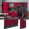 Façade de lave-vaisselle Vicco Fame-Line Rouge bordeaux Voir les images du produit 3