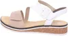 Rieker Damen Keil-Sandaletten Weiß/Beige Voir les images du produit 22