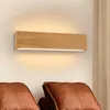 ZMH LED lampa ścienna wewnętrzna 10W 32CM drewniana góra Podgląd zdjęcia produktu 11