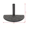 vidaXL Pied de parasol résine semi-circulaire bronze 9 kg Voir les images du produit 8