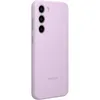 A lavender Samsung phone case is shown from a side angle against a white background. Voir les images du produit