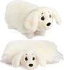 BRUBAKER Coussin doudou chien - 2 en 1 peluche et coussin Voir les images du produit 1
