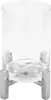 Fink YONO, Windlicht mit Glas, Glas, Edelstahl, poliert, Produktbild-Vorschau 1