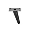 4er Set Möbelfüße Schräg 10 cm Schwarz Matt – Design Produktbild-Vorschau 1