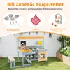 COSTWAY Cucina da gioco per bambini, cucina giocattolo in Anteprima dell’immagine prodotto 6