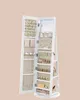 SONGMICS Schmuckschrank mit LED und Spiegel, 3 Ablagen, Produktbild-Vorschau 3