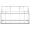The Living Store Gewächshaus mit Fundamentrahmen Silber Produktbild-Vorschau 5