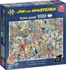 JUMBO Puzzle JvH U kadeřníka 1000 dílků Náhled obrázku produktu 2
