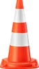 Wiltec Cône de signalisation 50 cm – 500 x 290 x 290 mm – Voir les images du produit 1