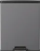 Curver Duo Tretmülleimer Deco 26L+26L Grau Produktbild-Vorschau 4